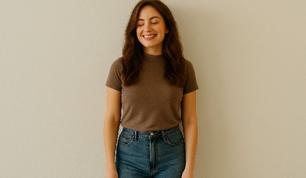 ژست عکاسی دخترانه ایستاده