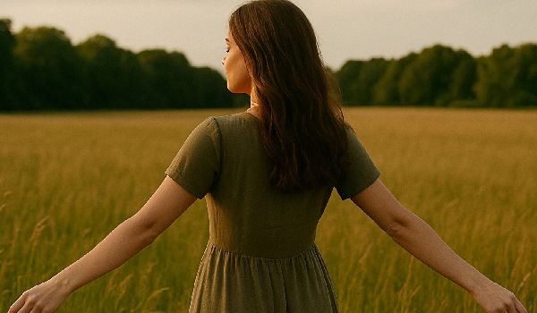 ژست های عکاسی دخترانه در طبیعت