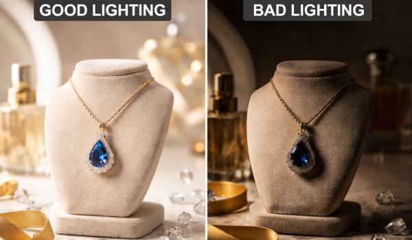 اشتباهات رایج نورپردازی محصول