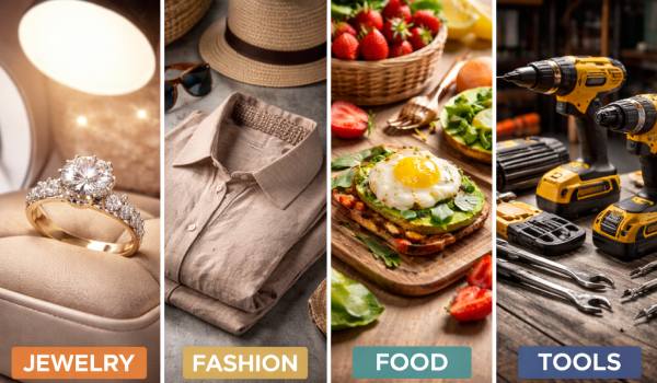 مشکلات رایج تنظیم نور در عکاسی محصول