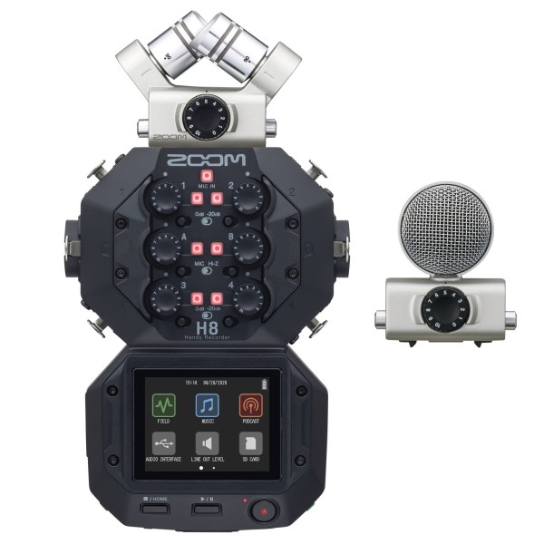 رکوردر زوم Zoom H8 + MS Pack Ltd. Edition دو میکروفن