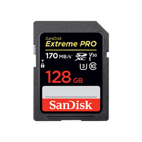 کارت حافظه سن‌دیسک Sandisk 128GB Extreme PRO UHS-I SDXC 170MB/S