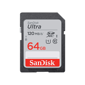 کارت حافظه سن‌دیسک Sandisk SD 64GB 120MB/S Ultra SDXC UHS-I