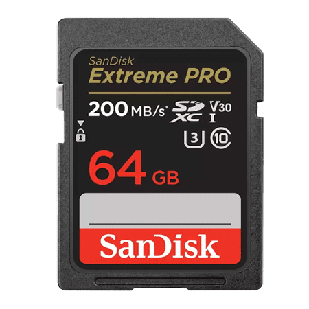  کارت حافظه سن‌دیسک SanDisk 64GB Extreme PRO UHS-I SDXC 200MB/S